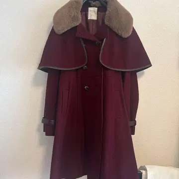 titty&co. 케이프 코트 레드 S 사이즈