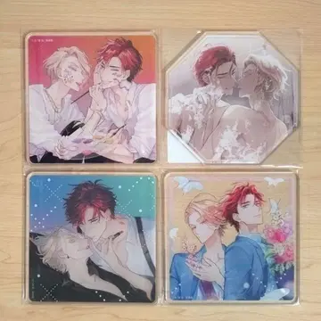 세라피 게임 3 4 5 6권 코미코미 스튜디오 아크릴 코스터 4개