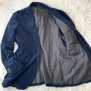 유니클로 테일러드 자켓 벨로아 네이비 XL