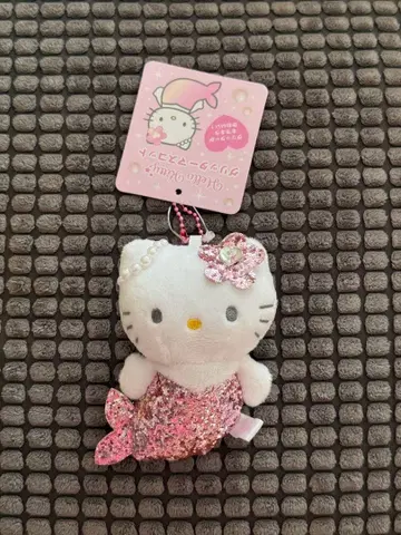 헬로키티 핑크 머메이드 키링
