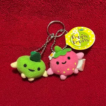 SHINADA 시나다 후르츠 이치고 파랑 사과 마스코트 봉제 인형 레어