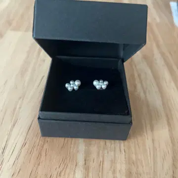 르 봉봉 k10 플라워 펄 귀걸이