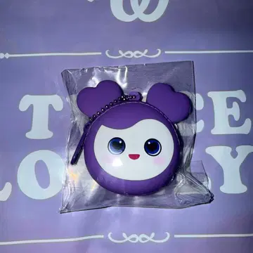 GIGO 한정판 TWICE LOVELYS 실리콘 미니 지갑 사나