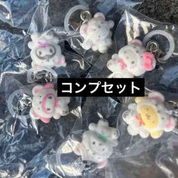 산리오 메지루시 액세서리 복슬복슬 스노우 컴프 세트 완판