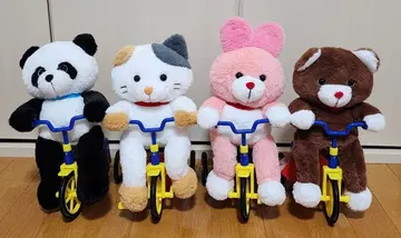 자전거로 달리는 인형옷 유원지 출근 전 4종 세트 타이토 한정판