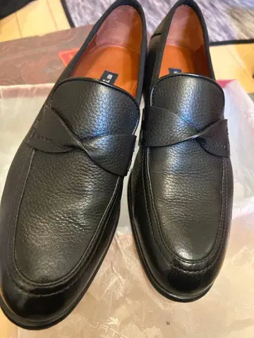 ETRO 블랙 가죽 로퍼