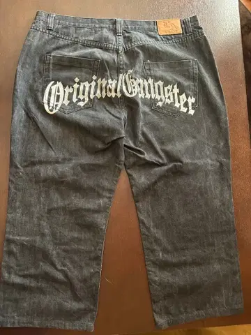 G-WEAR 오리지널 갱스터 블랙 데님