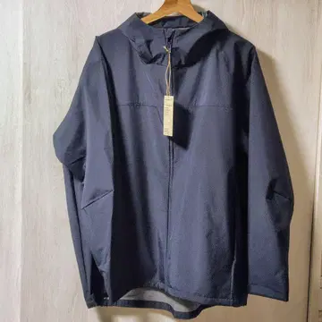 무인양품 발수 후드 자켓 다크 네이비 XL 사이즈