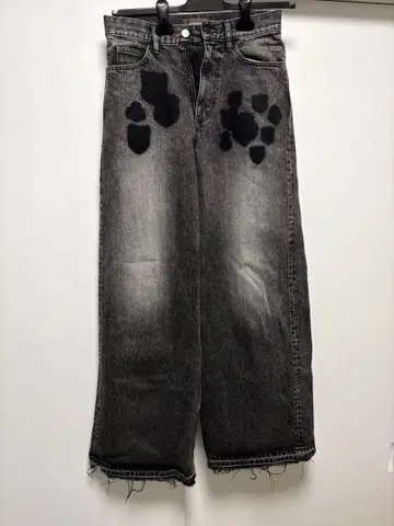 MASU BOYS Emblem Baggy Jeans ( Black )