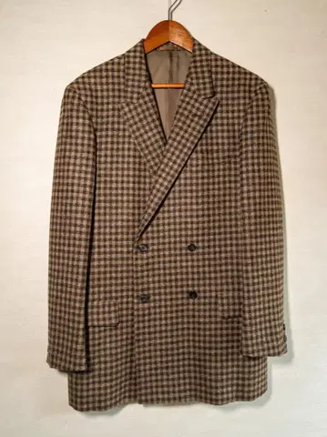 [레어품] 테일러드 트위드 더블 자켓