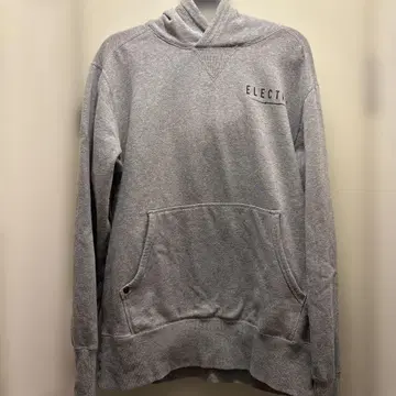 ELECTRIC 그레이 후드 부착 후드티 M 사이즈