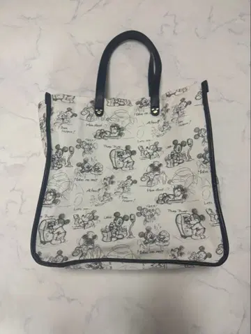 미키마우스 스케치풍 토트백