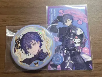 Dytica x 산리오 캐릭터즈 코야나기 로우 등신 캔뱃지 &폴라로이드