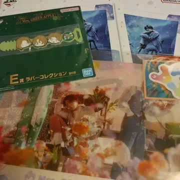 Mrs. GREEN APPLE 클리어 파일 & 스티커 세트 묶음 판매