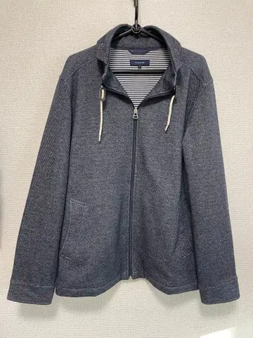 TAKAQ 네이비 지퍼 자켓