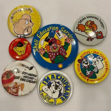 캐릭터 디자인 핀 배지 7개 세트