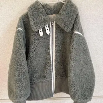 GYDA WIDE RIB 보아 B-3 자켓