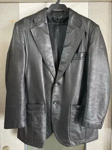 가죽 코트 소가죽 블랙 KOHSHIN