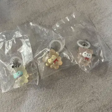 [ 미개봉 새상품 ] 산리오 메지루시 액세서리 라떼곰 3개 세트