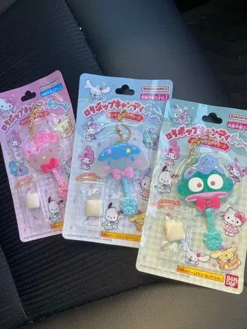 롤리팝 캔디 참 산리오 3개 세트