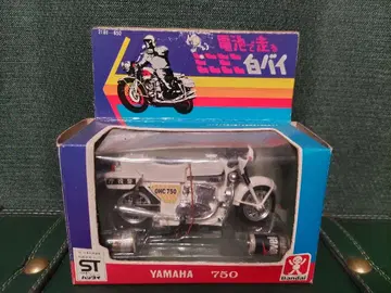 구 반다이 Yamaha 750 경시청 미니미니 화이트 바이
