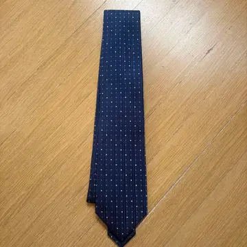 pierre cardin 네이비 넥타이 도트 무늬