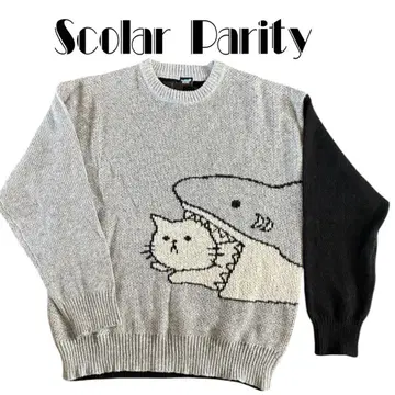 Scalar Parity 샤크와 고양이의 니트 스웨터