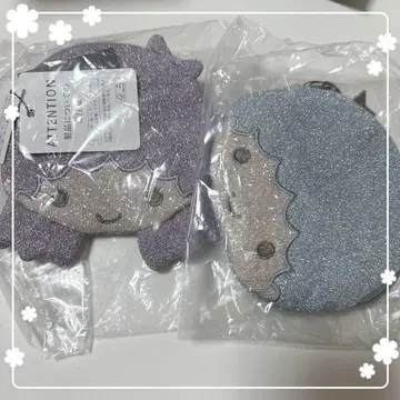 OPAQUE.CLIP 키키라라 콜라보 페이스형 플랫 파우치