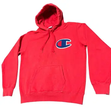 Champion 헤비웨이트 빅 로고 후드 맨투맨 L