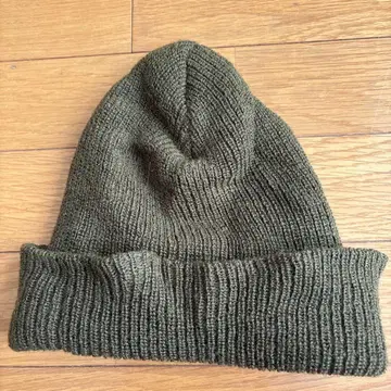 Engineered Garments 올리브 그린 니트 모자 USA제