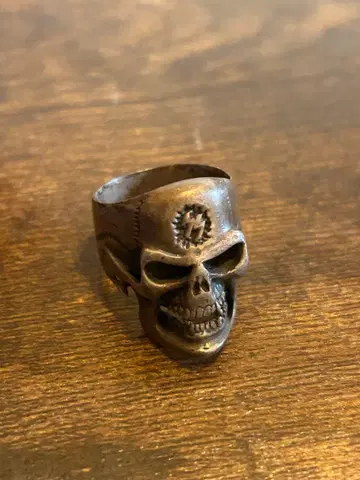 스컬 반지 고딕 스타일 실버 계열