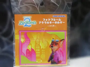 극장 한정판 주토피아2 사진 프레임 아크릴 키링 닉 와일드