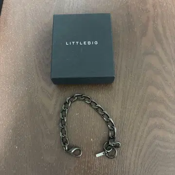 LITTLEBIG 체인 팔찌 블랙 실버