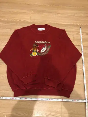 castelbajac Scooby-Doo 낚시 디자인 맨투맨