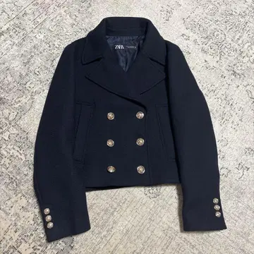 ZARA 숏 기장 피코트 XS 네이비