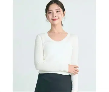 U 라운드넥 니트 베이스먼트 온라인 택 포함