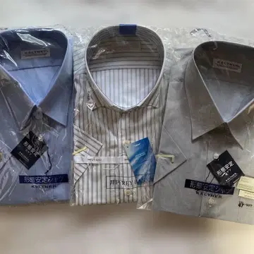 [ 빅 사이즈 ] 남성용 반팔 와이셔츠 3세트