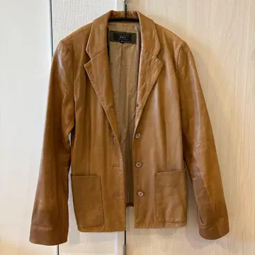 S.D.K. 브라운 가죽 자켓 사이즈 40