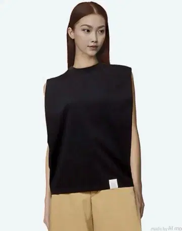 hyke SLEEVELESS TEE 블라우스