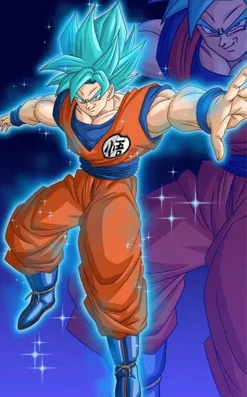 드래곤볼 손오공 블루 피규어 2개