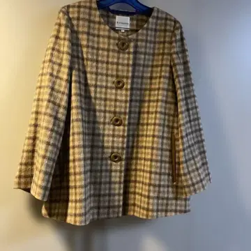 KUMIKYOKU 체크 무늬 자켓 사이즈 2