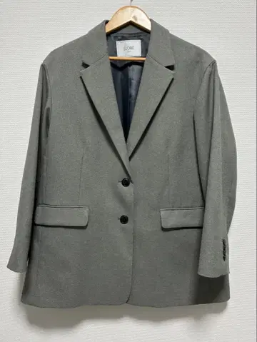 SLOBE IENA 슬로브 이에나 PE 샤크 빅 자켓 그레이 세탁 가능