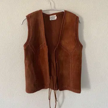 [ Jonathan Logan SPORT ] 스웨이드 브라운 베스트