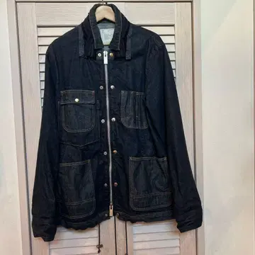 사카이 sacai 데님 커버올 자수 인디고 2