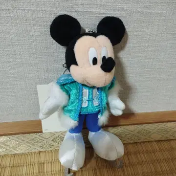 미키 크리스마스 키링 봉제 인형