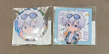 주술회전 마루쿠지 Aloha vibes 쇼키치 캔뱃지 특전 고죠 사토루