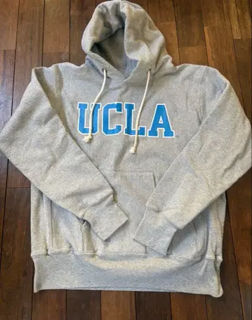 Champion 리버스 위브 UCLA 그레이 L 사이즈 빨간색 택