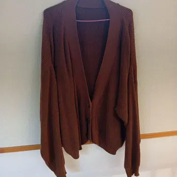 리브 브라운 가디건