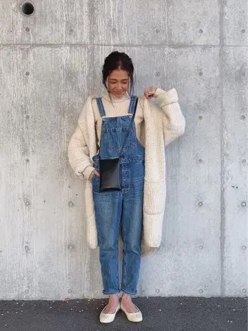 FRAMeWORK 테이퍼드 데님 살로펫