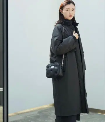 새상품급 uncrave 패딩 롱 코트 오오마사 아야 착용 사이즈 1